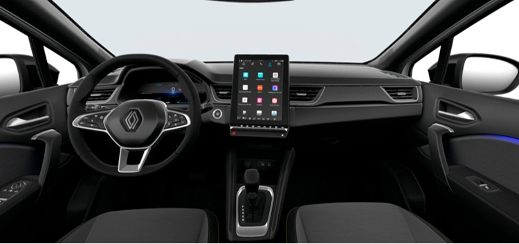 Imagen del interior del Renault Captur